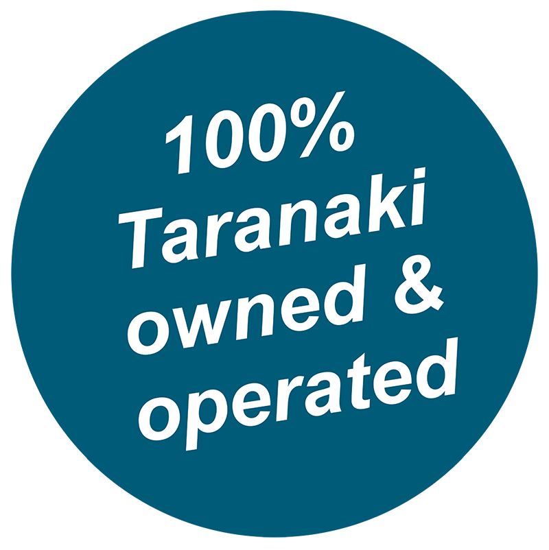 100% Taranaki Owned and Operated